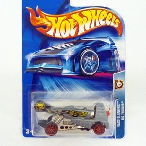 Hot Wheels Big Thunder #185 Wastelanders Gray Die-Cast Car 2004